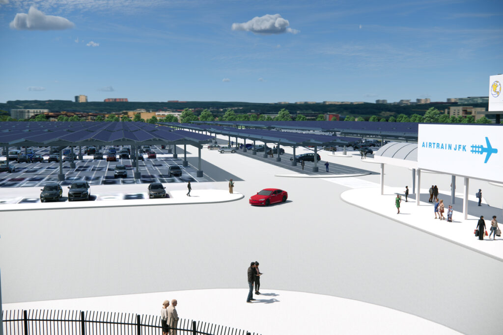 Solar Carport and Battery Storage System at JFK Airport Metropolitan Airport News