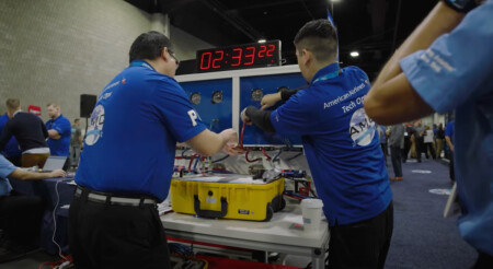 Spinning wrenches, winning trophies