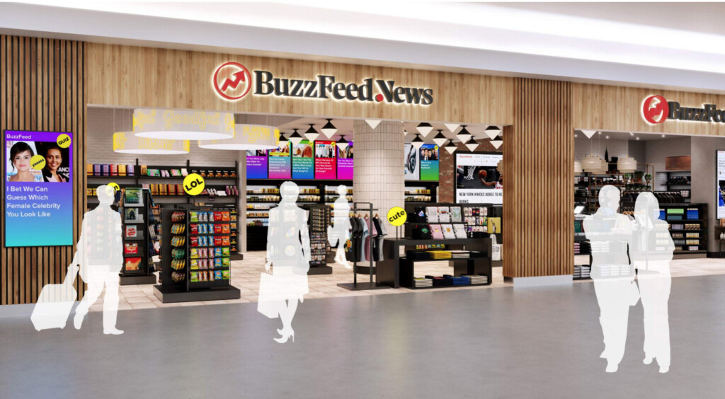 Rendering of a Buzzfeed airport location.