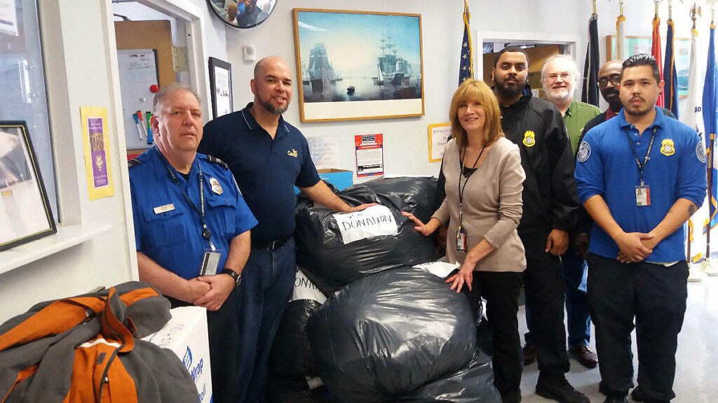 TSA LGA Clothe Homeless Veterans