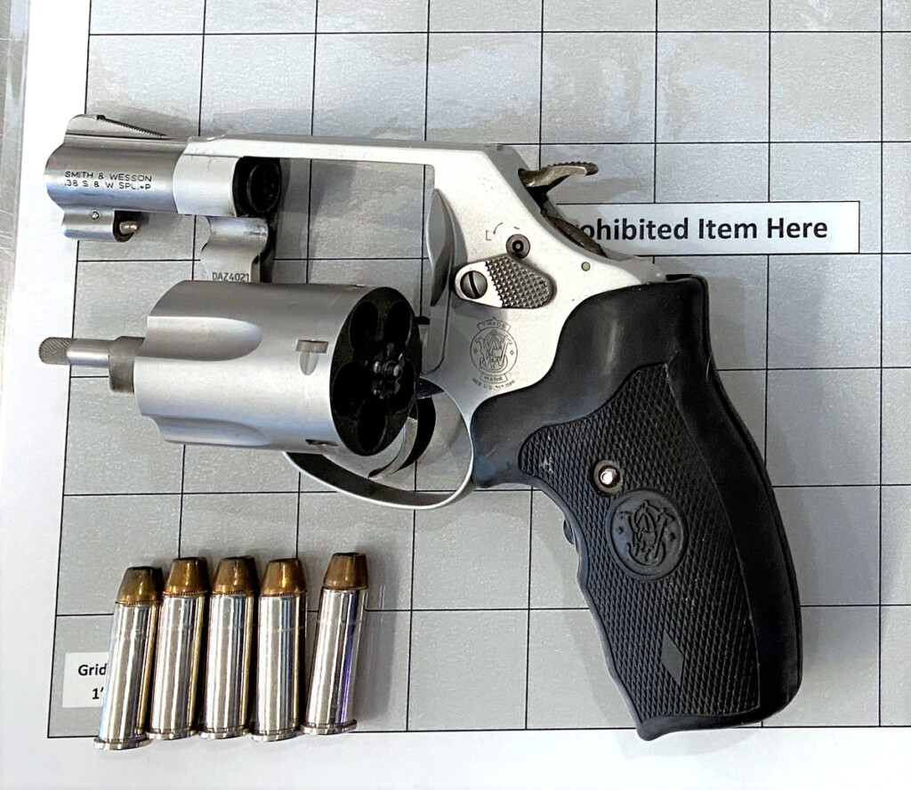 This loaded handgun was detected by TSA officers at LaGuardia Airport in May 2021.