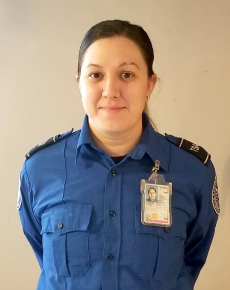 Newark Liberty International Airport TSA Officer Jumps Into Action to Save Infant TSA Officer Cecilia Morales.
