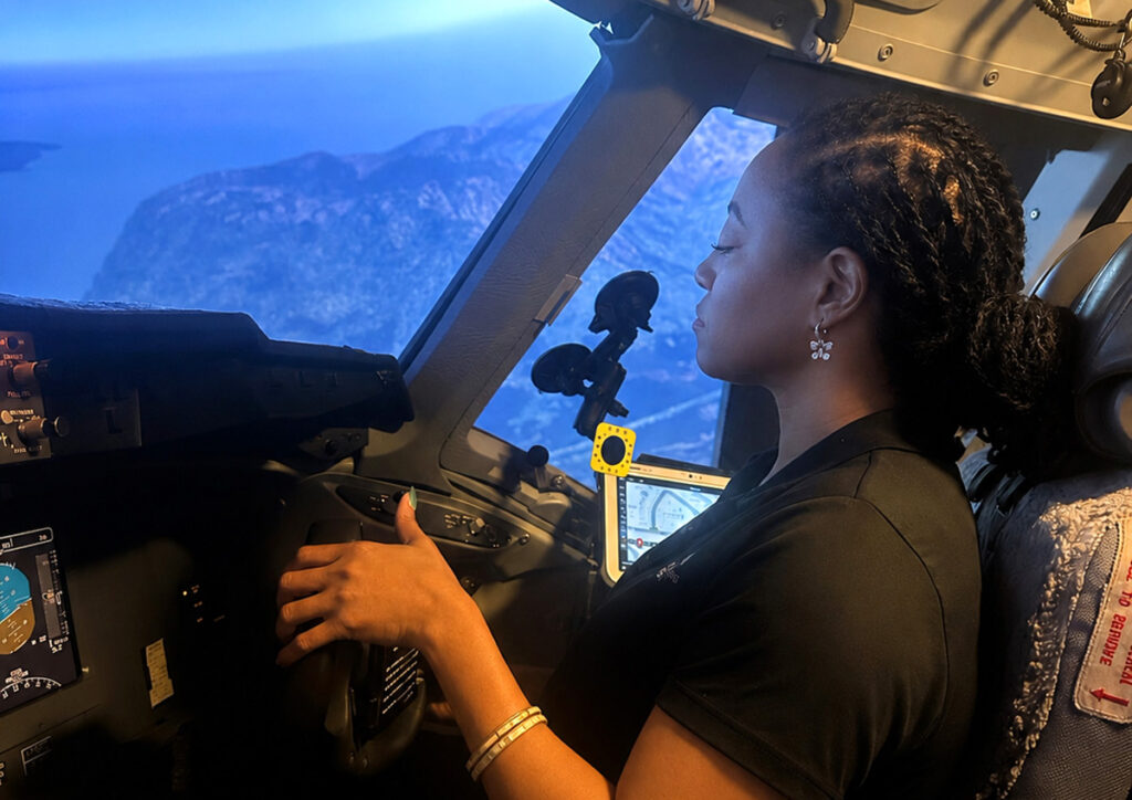 One More Step Closer: My ATP/CTP Experience Tanya Austin in a Flight Simulator
