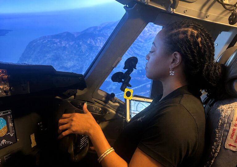 One More Step Closer: My ATP/CTP Experience Tanya Austin in a Flight Simulator