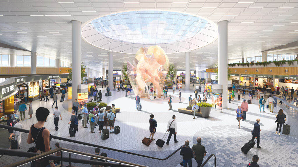 Terminal 6 at JFK is set to open in 2026, with up to 5 airline lounges, including Aer Lingus, Cathay Pacific, and Lufthansa.