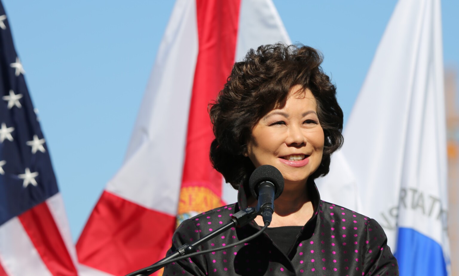 U.S. Transportation Secretary Chao Announces More Than $1.2 Billion In Airport Infrastructure Grants U.S. Secretary of Transportation Elaine L. Chao