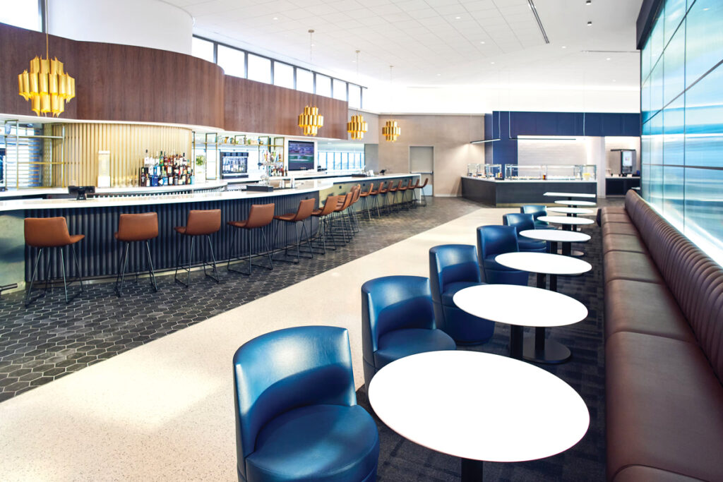 United Club in Newark at gate C74.