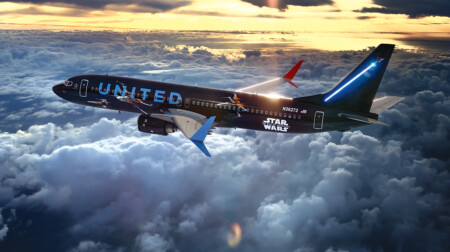 United Debuts Star Wars Themed Airplane