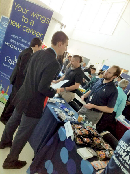Vaughn’s Fall Career Fair Attracts More Than 300 Attendees Vaughn College Job Fair Metropolitan Airport News