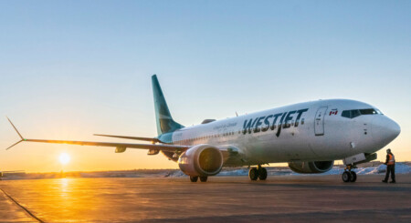 WestJet Flies Its Second SAF Flight from NYC to Calgary WestJet flight WS1681