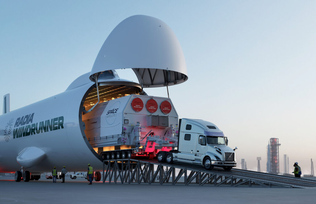 MIMIT and Radia Renew Agreement for the WindRunner Program New York Airport WindRunner-Unloading-Satellite