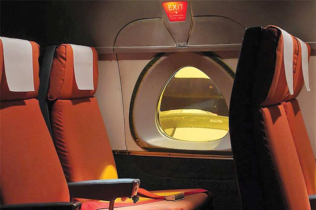 United Airlinesand La Belle Caravelle New York Airport caravelles interior Metropolitan Airport News