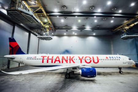 Delta Thank You Plane