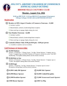 JFK Airport Chamber of Commerce Annual Golf Outing New York Airport 2026 Golf Outing pdf Metropolitan Airport News