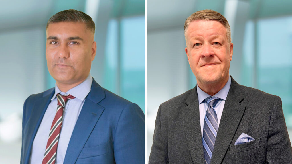 Swissport Appoints New Cargo Leaders for North America to Drive Growth (L.-R.): Ajay Barolia, Senior Vice President Cargo, Swissport North America and Peter Weir, Senior Vice President Cargo Commercial, Swissport North America