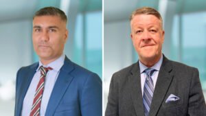 (L.-R.): Ajay Barolia, Senior Vice President Cargo, Swissport North America and Peter Weir, Senior Vice President Cargo Commercial, Swissport North America