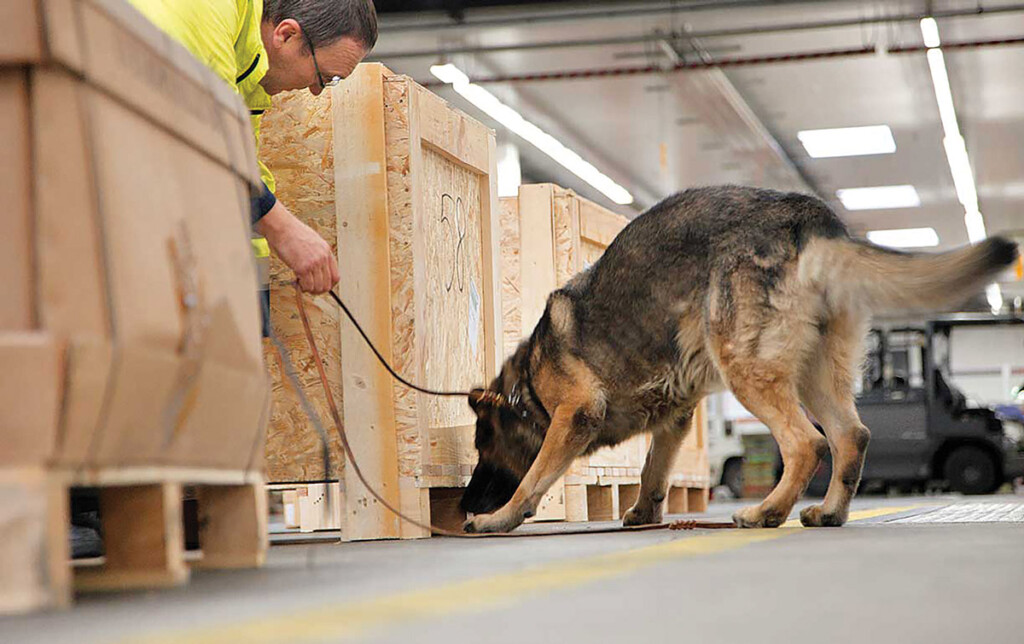 Deadline Is Quickly Approaching for 100% Cargo Screening for Explosives Lufthansa Sniffer Dog