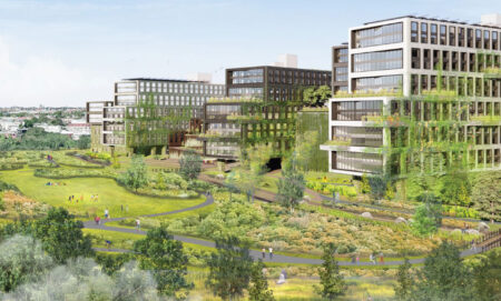 Rendering of 60 acres of public parkland. (S9 Architecture)