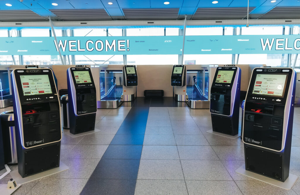 Cybersecurity at JFKIAT New York Airport Self-service Kiosks at T4